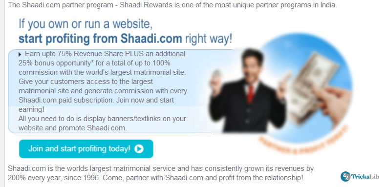 Shaadi-Indian-affiliate-network